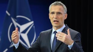 Генералният секретар на НАТО е на посещение в Киев (ВИДЕО)