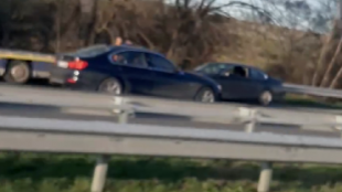 Шофьор кара в насрещното на магистрала "Тракия" (ВИДЕО)