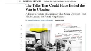 Foreign Affairs: Преговорите, които можеха да сложат край на войната в Украйна