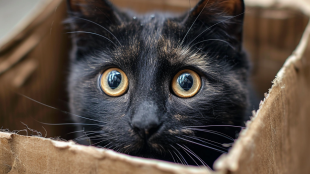 Котка пътува от Юта до Лос Анджелис в пакет, изпратен от собствениците й